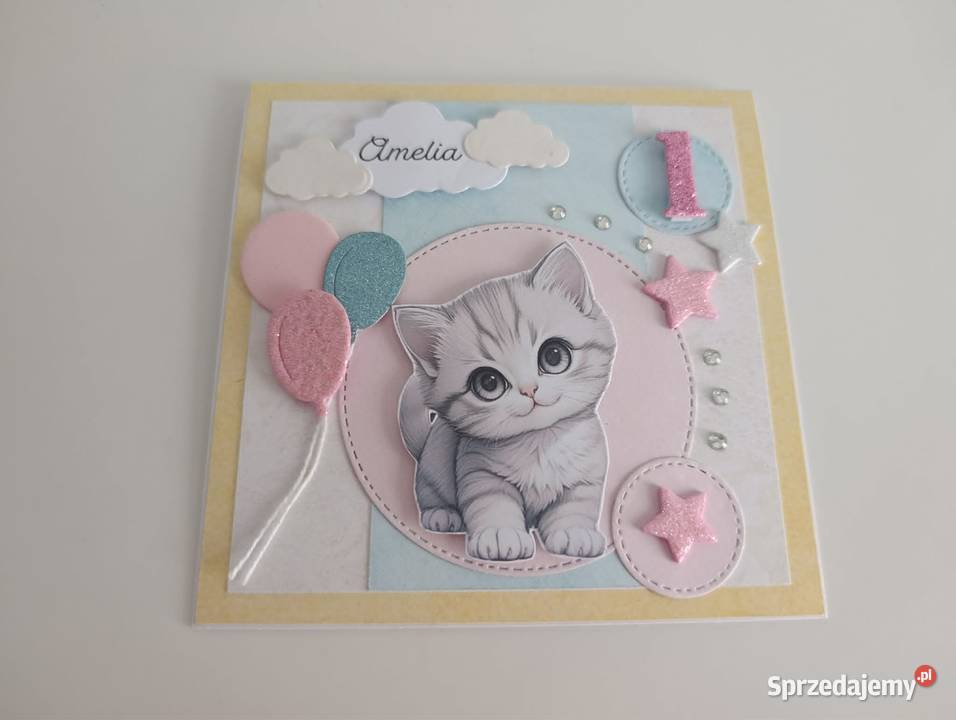 Personalizowana Kartka urodzinowa ręcznie Łódź sprzedam