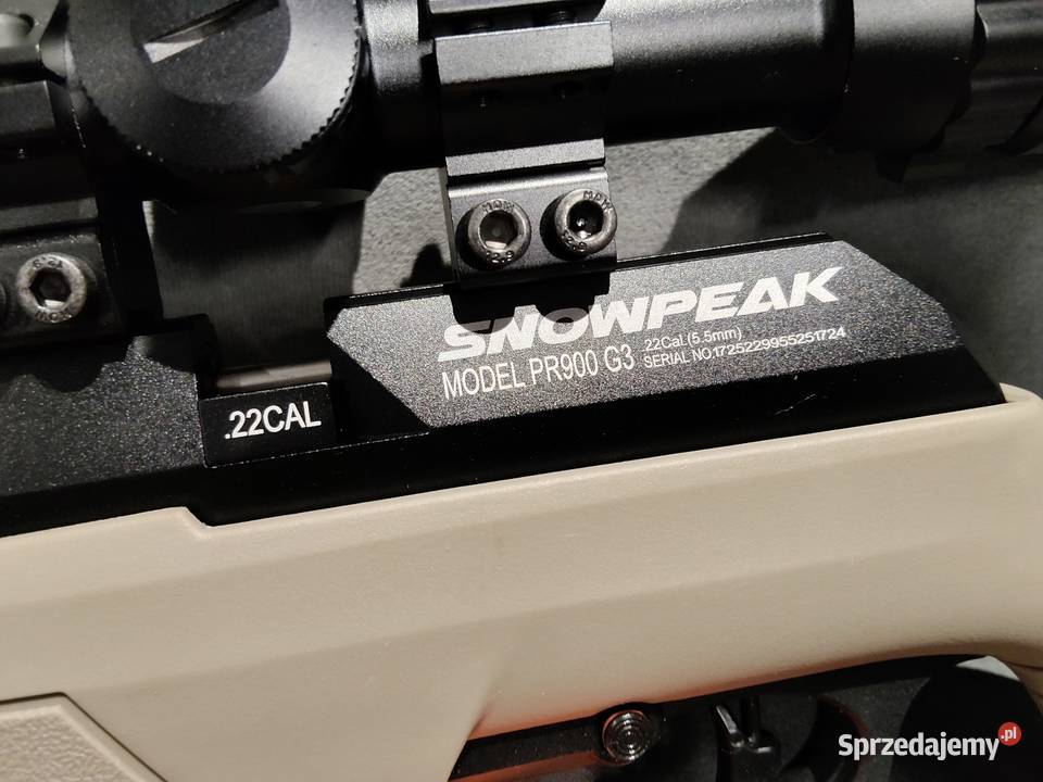 Nowość Wiatrówka PCP SNOWPEAK PR900 Gen3 dwa
