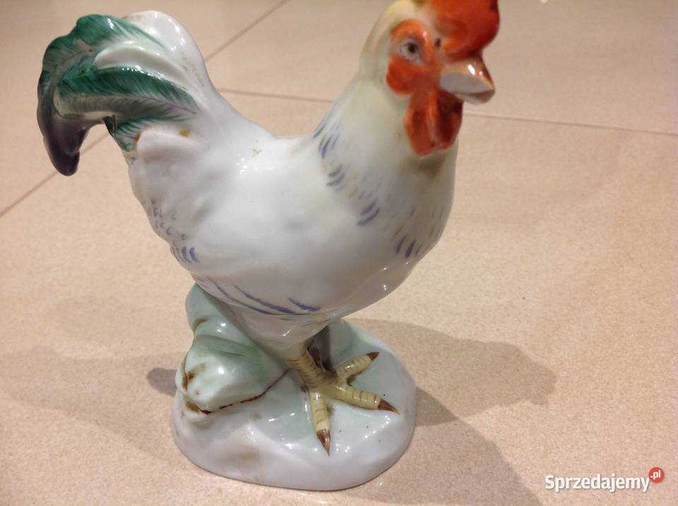Kogut Figurka Stara Porcelana HEREND HUNGARIA Nowa Sól