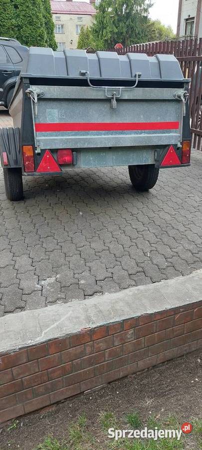 Przyczepka niemiecka z zamykaną klapą 600kg Augustów