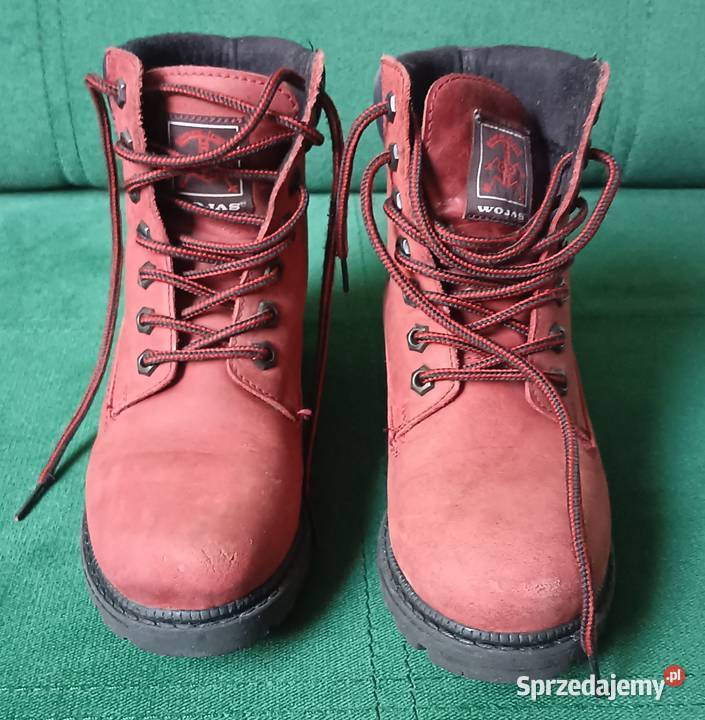 Wojas 33 trzewiki zimowe czerwone Zbylitowska Góra