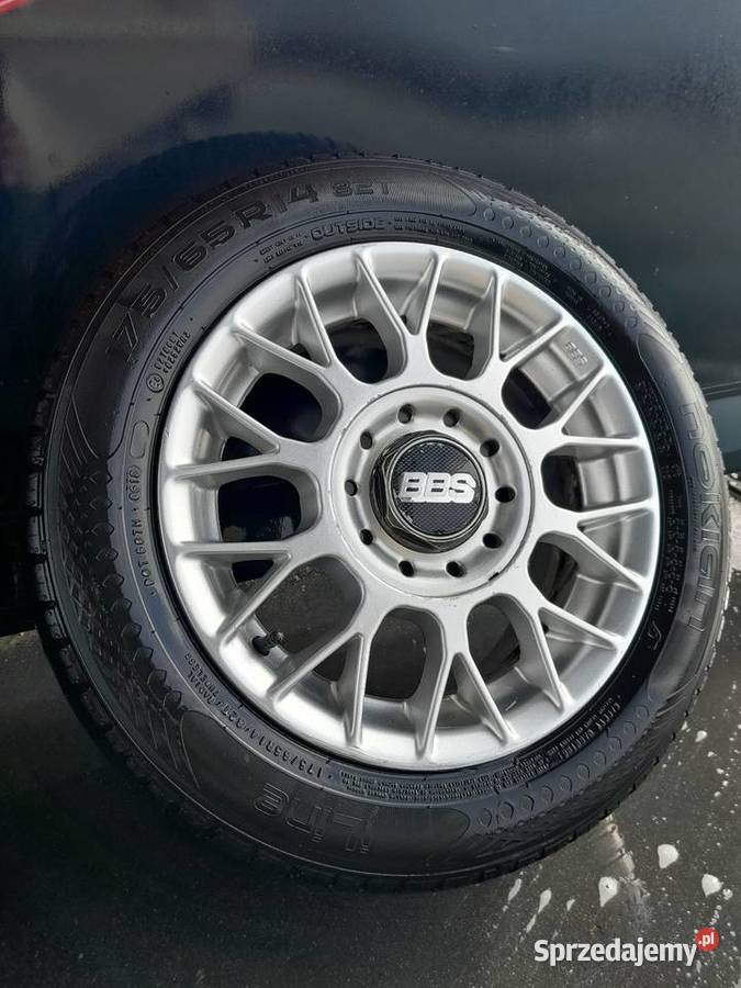 BBS 4X100 OGRGINAL SUPER STAN R14 LADNA OPONA VW Staszów