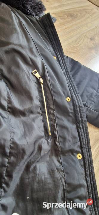 płaszcz zimowy HM czarny r 4244 XlXXL pikowany z Kraków