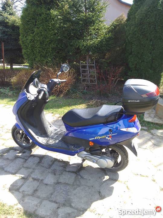 Peugeot Elyseo 50 2T Duży skuter STAN Rok produkcji 2002 Peugeot Jarosław