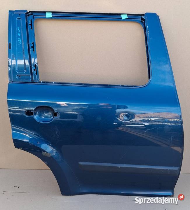 SKODA YETI DRZWI PRAWE TYLNE PRAWY TYŁ 5L0833312 Bieleń