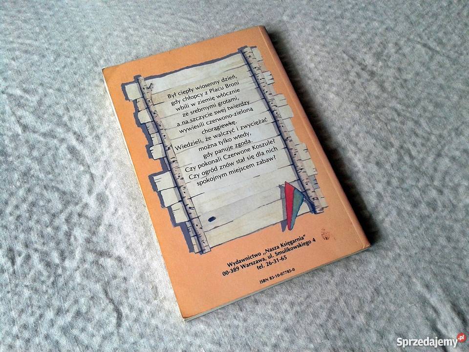 Książka Chłopcy z Placu Broni - Ferenc Molnar 1994r. Sosnowiec