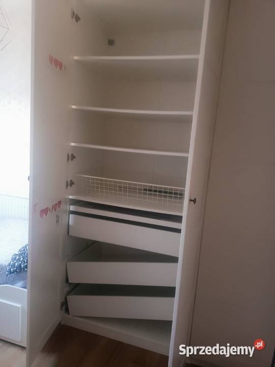 Łóżko HEMNES IKEA i szafa PAX IKEA Lublin
