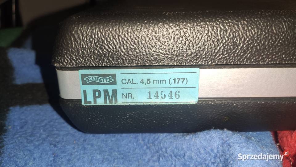 WALTHER LPM1 wersja II z KOMPENSATOREM NOWY Warszawa sprzedam