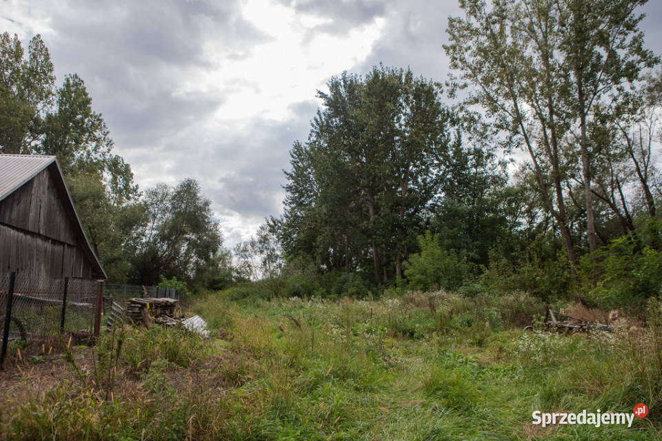 Działka 25 arów z budynkiem do adaptacji Grądy asfalt sprzedam