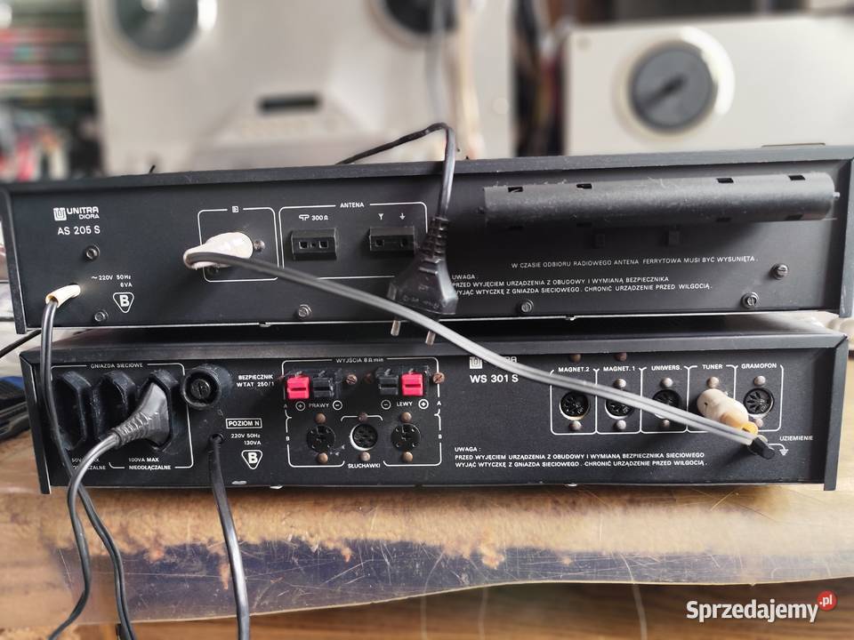 zestaw Unitra wzmacniacz WS301S tuner AS205S Mosty sprzedam