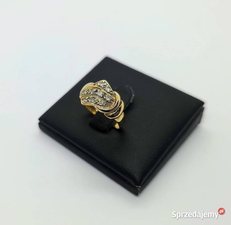 Złoty pierścionek próby 585 234g Rozmiar 10