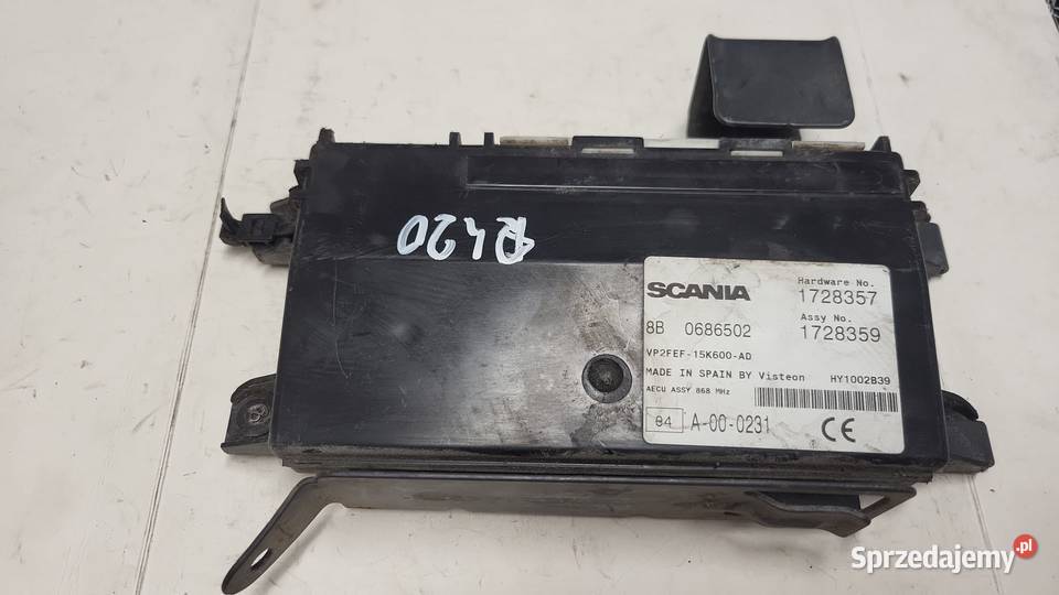 Komputer sterownik kaseta Scania 1728357 1728359 Mojusz sprzedam