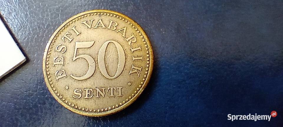 Stare monety 50 senti 1936 Estonia Lesko