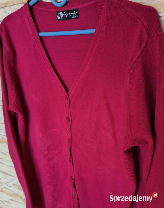 Sweterek rozpinany wycięcie w serek Odzież damska Gdańsk