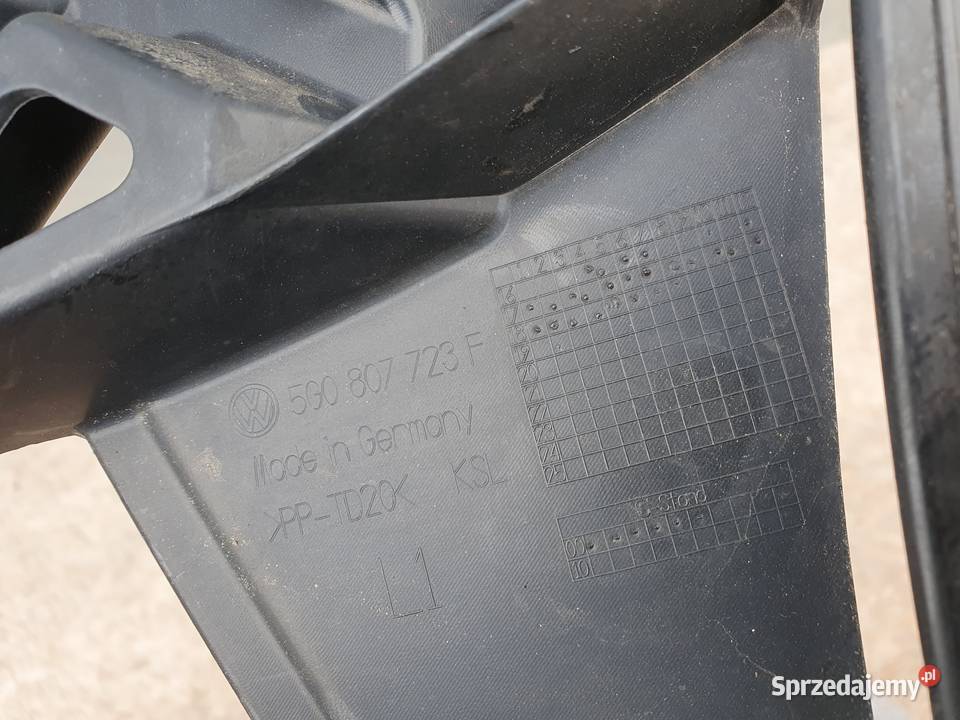 VW GOLF VII 7 LIFT ŚLIZG LEWY ZDERZAKA PRZÓD Międzychód sprzedam