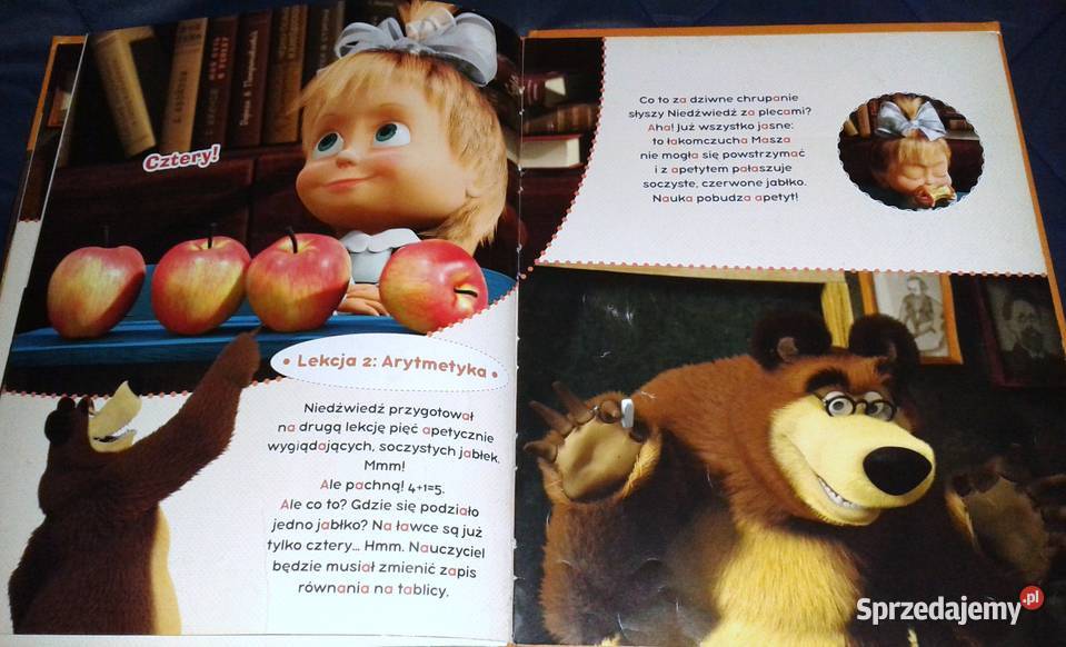 Masza i Niedźwiedź Moje Abecadło A 1 lubelskie Chełm