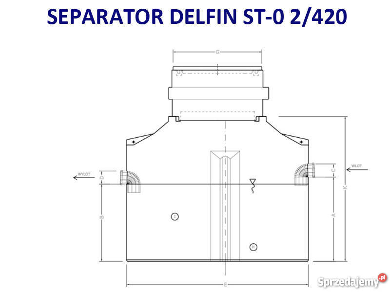 Separator Tłuszczów z odmulaczem DELFIN ST-0 2/420