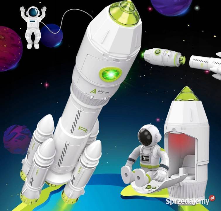 Space set Plane perfect Rakieta kosmiczna Sonda Żary