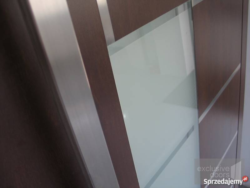 Drzwi wejściowe aluminiowe panel nakładowy Schco Drzwi i okna Piwniczna-Zdrój