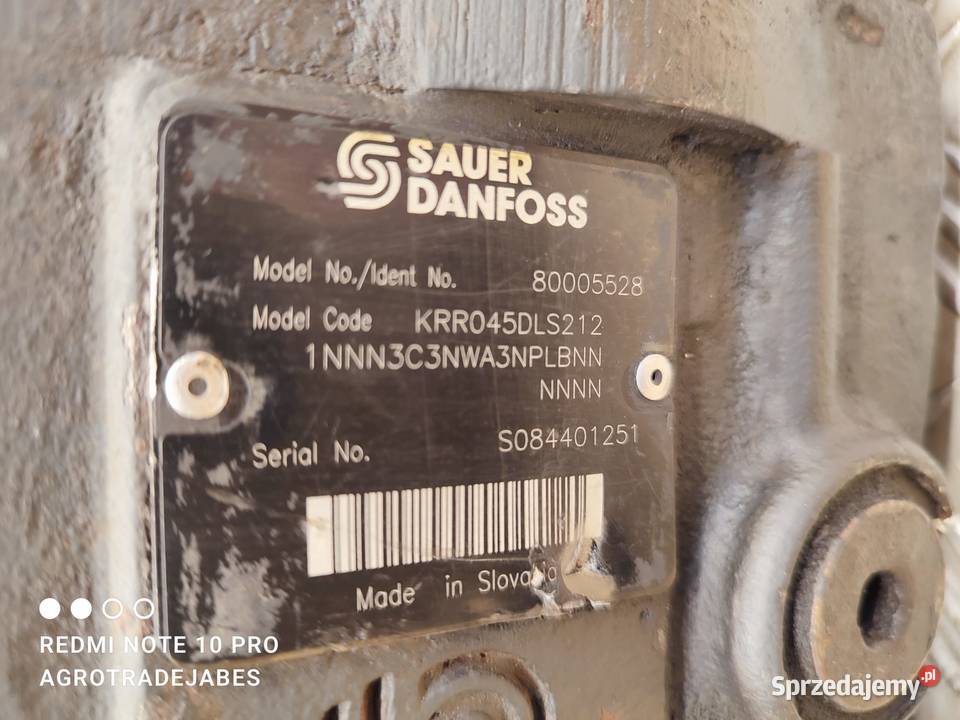 Pompa hydrauliczna SAUER DANFOSS KRR045DLS212 Wilkowo