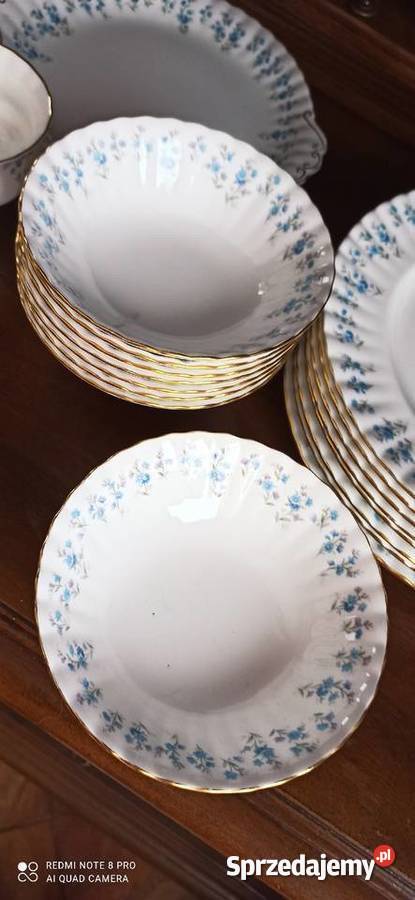 Talerz Memory Zane Royal Albert Niezapominajki pomorskie Gdańsk