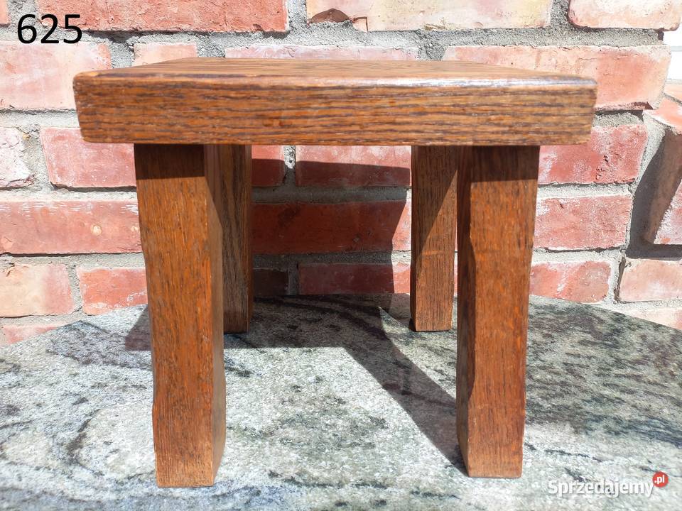Kwietnik dębowy drewniany Stojak na kwiatek Meble Gawroniec