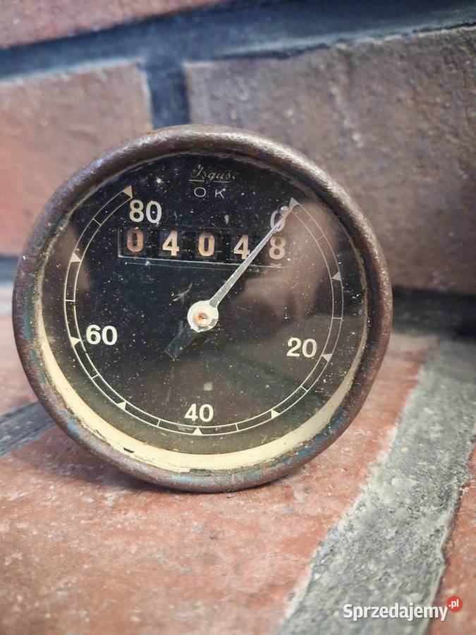 Stary prędkościomierz isgus ok nsu dkw sacharoza Wielka Wieś