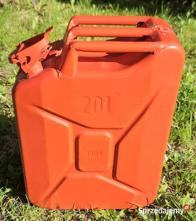 Kanister metalowy 20 10 i 5 litrowe lejek Kanistry, lejki i pompki Kraków