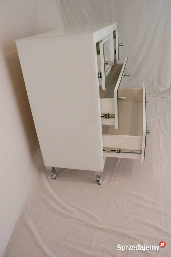 Komoda lustrzana biała komoda z lustra Kępno