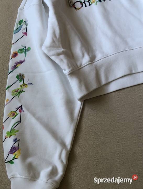 Bluza OffWhite biała z kwiatami Wrocław sprzedam