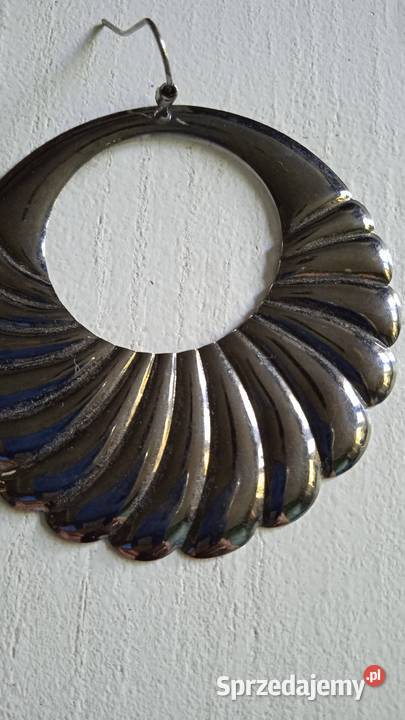 OKAZAŁE KOLCZYKI W DYMIONYM SREBRZE wielkopolskie