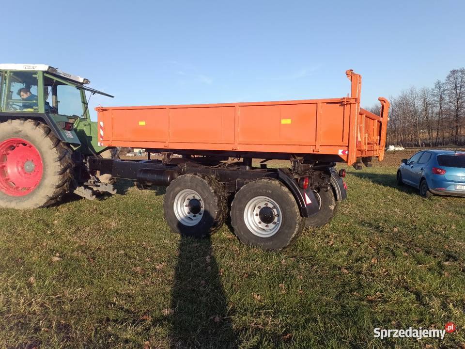 Przyczepą wywrotka 3 strony tandem 4x4 jedyna Iłownica sprzedam