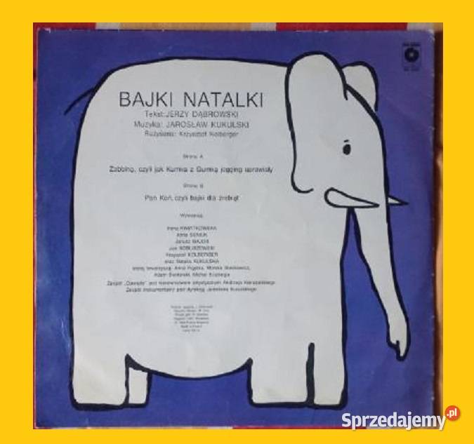 Bajki Natalki płyta winylowa 1987 Kukulski Łódź