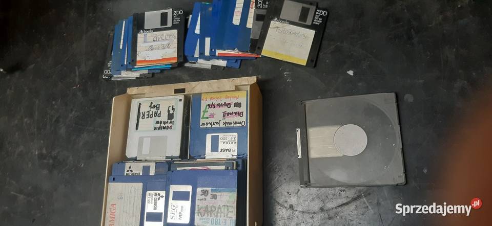 Sprzedam dyskietki dyskietka Komputery i Akcesoria Płock sprzedam