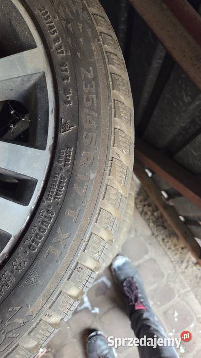 Alu felgi VW 2354517 Zima continental koła felgi Słupca