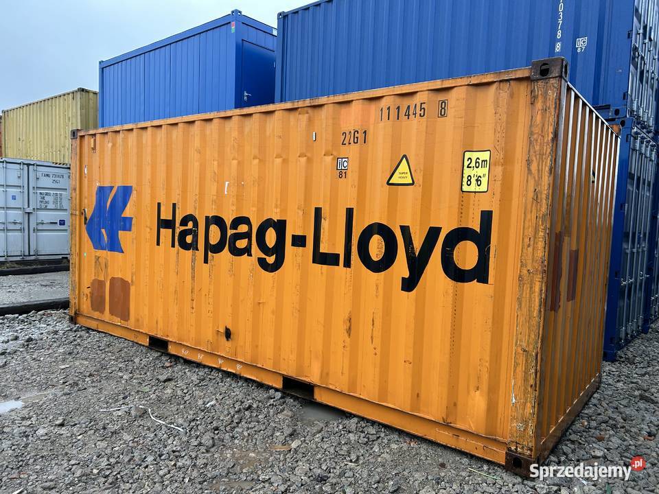 Kontener morski magazynowy 20DV 6 metrowy łódzkie