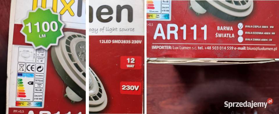inteligentne oświetlenie żarówka LED Lux Lumen Oświetlenie Kielce sprzedam