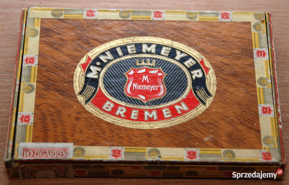 Stare pudełko na cygara tabakiere Niemeyer Pozostałe Warszawa