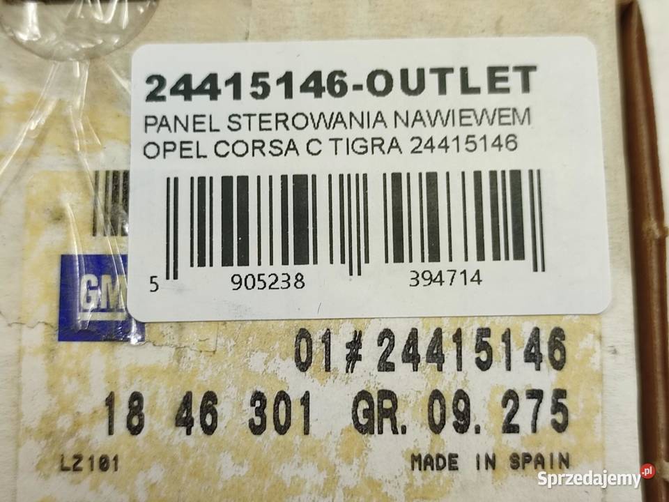 PANEL STEROWANIA NAWIEWEM OPEL CORSA C TIGRA 12 lubelskie sprzedam