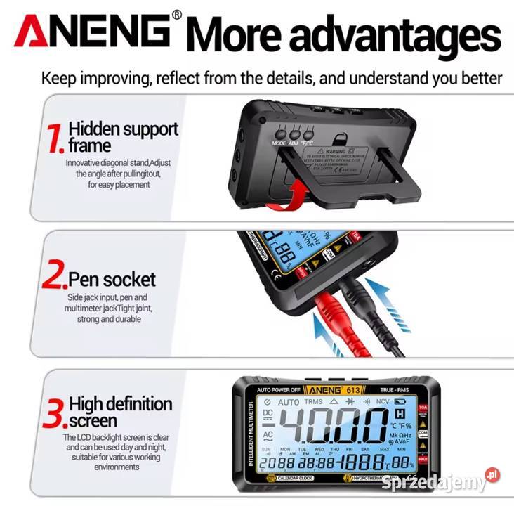 Multimetr automatyczny Aneng 613 Kraków