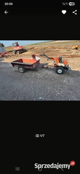 Traktorek z przyvzepka Sosnowica