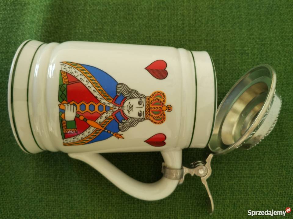 Kufel karciany król porcelana GDR Porcelana i szkło Porcelana i szkło Ropa