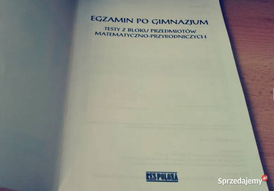 Egzamin gimnazjum testy z bloku przedmiotów Rok wydania 2002 Gdańsk