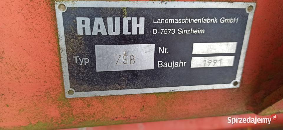 Rozsiewacz nawozów RAUCH ZSB 900