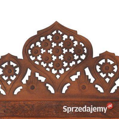 vidaXL Parawan 4panelowy rzeźbiony brąz 160x165 Ścianki i parawany