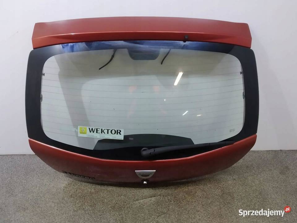 KLAPA TYŁ SZYBA TEB76 Dacia Sandero I 20082012