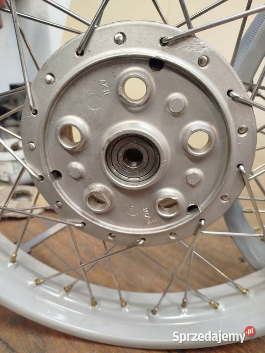 Koła wsk125 nierdzewne szprychy malowane obrecze Przyłęk