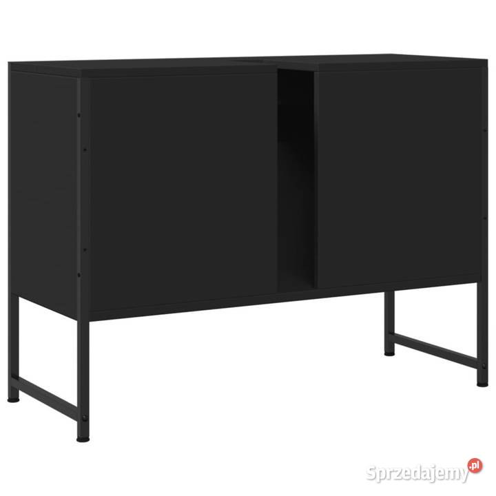 Szafka pod umywalkę czarna 80x33x60 WM842461