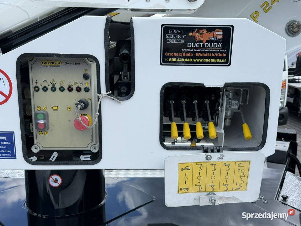 Nissan Cabstar Podnośnik Koszowy 24m Palfinger centralny zamek Widełki