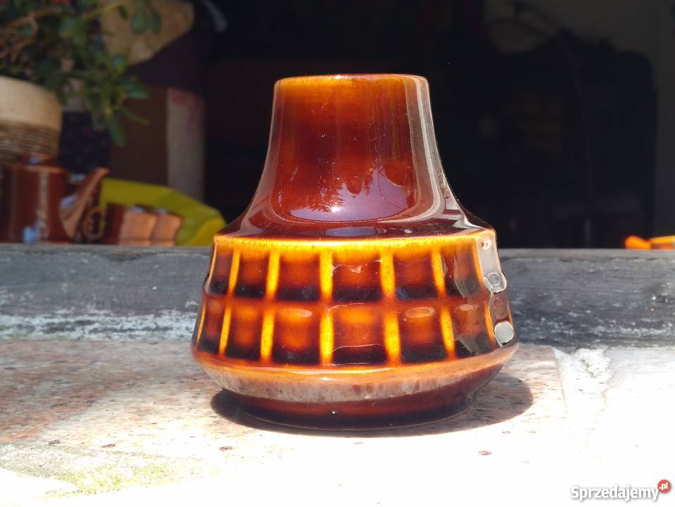 flakonik WAZON PRUSZKÓW ceramiczny porcelit lata Warszawa